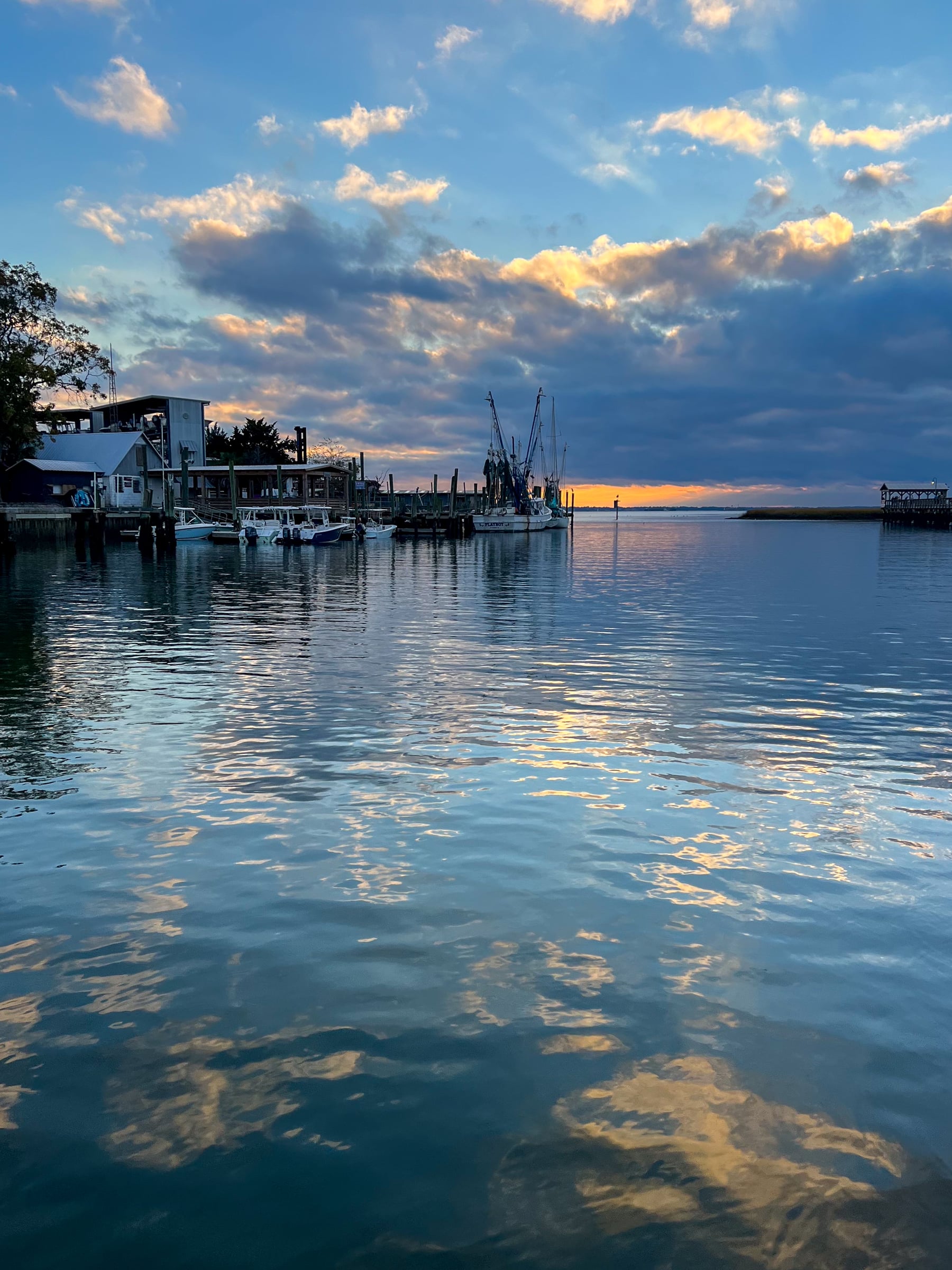 Shem Creek, Mount Pleasant, South Carolina - Sunset